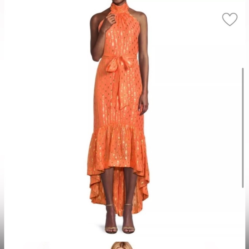 Ramy Brook Kenza Gown $695 Scintillating Hi Low Formal Flowy brand new w tags 00